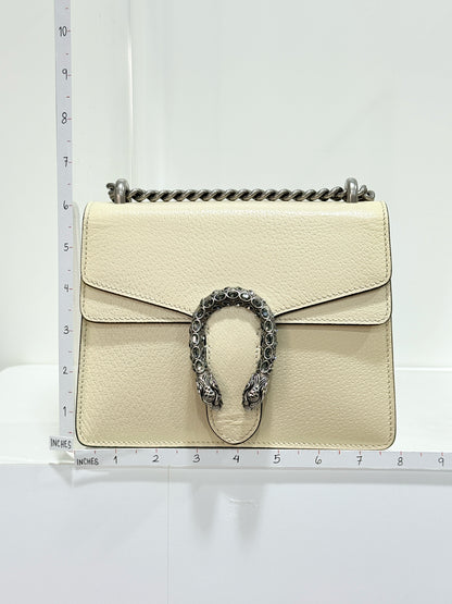 GUCCI Dionysus White Shoulder Bag