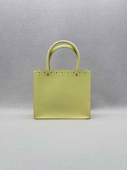 ALIA Garance Yellow Tote Bag