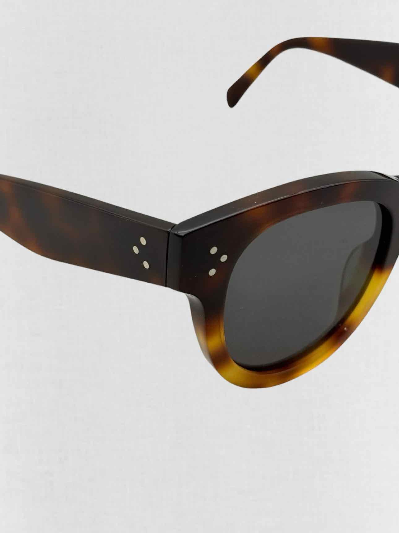 CELINE Tortoiseshell 3 Dots Sunglasses