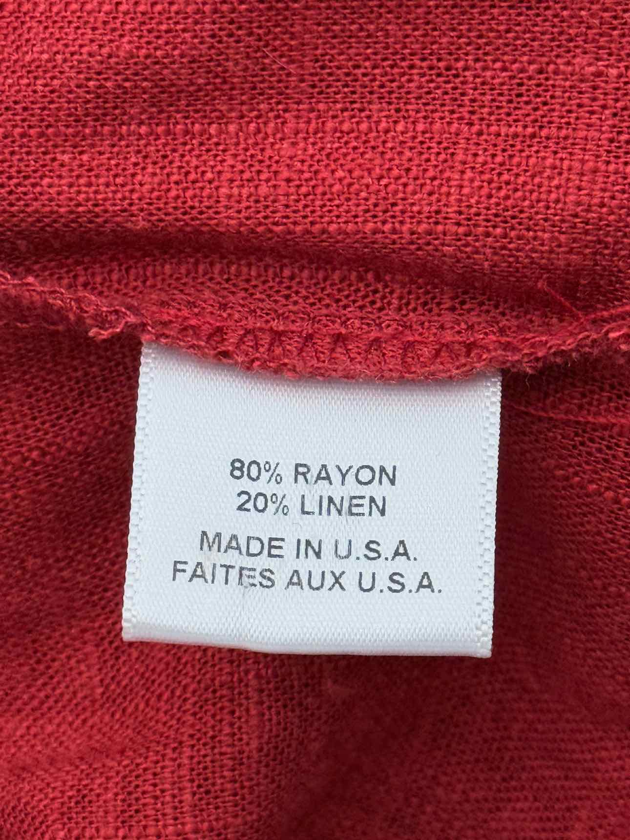 MISA Red Size Small Short Dress