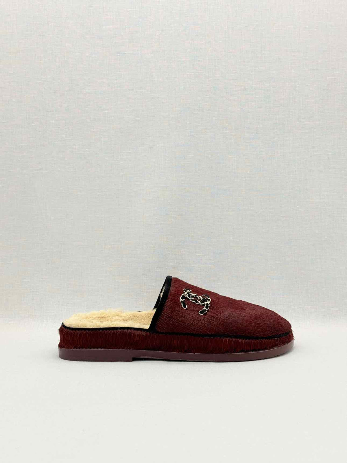 CHANEL Pre-Fall 2022 Burgundy Size EU 39 Mules