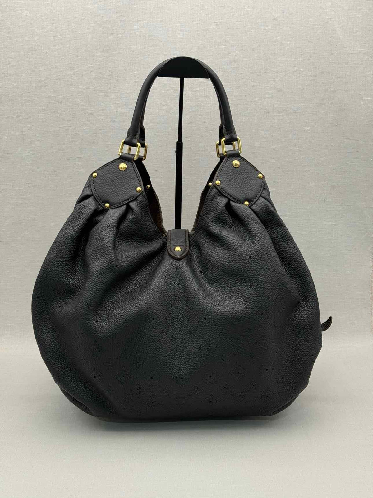 LOUIS VUITTON Mahina Black Monogram Hobo bag