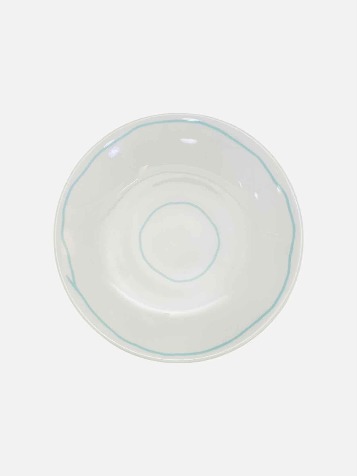 TIFFANY & CO Tiffany Blue White 3 Lines Dinnerware