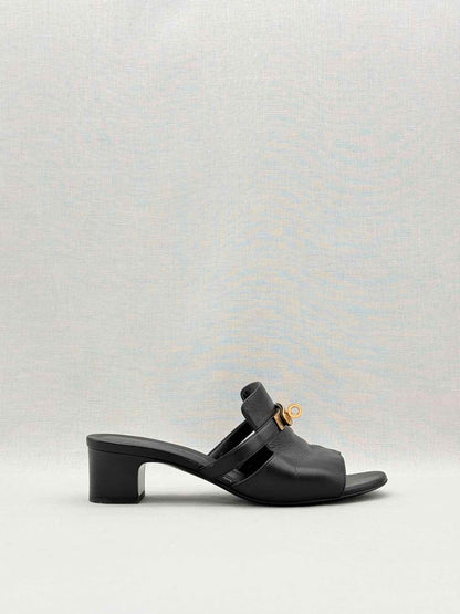 HERMES Candy Black Size EU 38 Mules