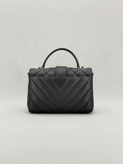 CHANEL In The City Black Quilted Top Handle