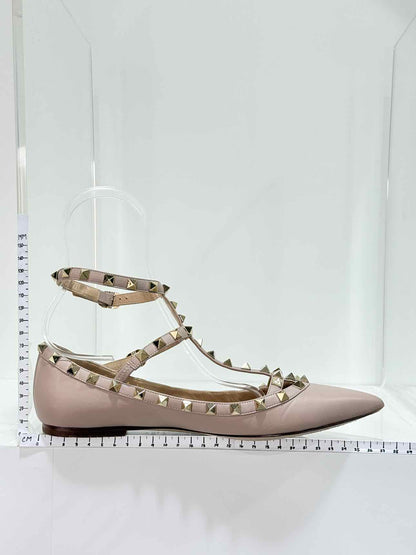VALENTINO Rockstud Powder Pink Size EU 39 Flats