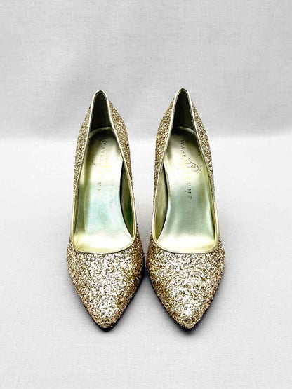IVANKA TRUMP Carra Metallic Gold Size EU 37.5 Pumps
