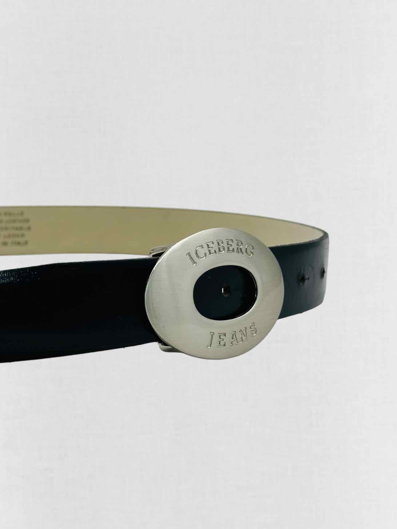 ICEBERG JEANS Black Belt