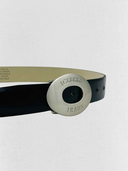 ICEBERG JEANS Black Belt