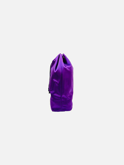 PRADA Vela Purple Bucket Bag