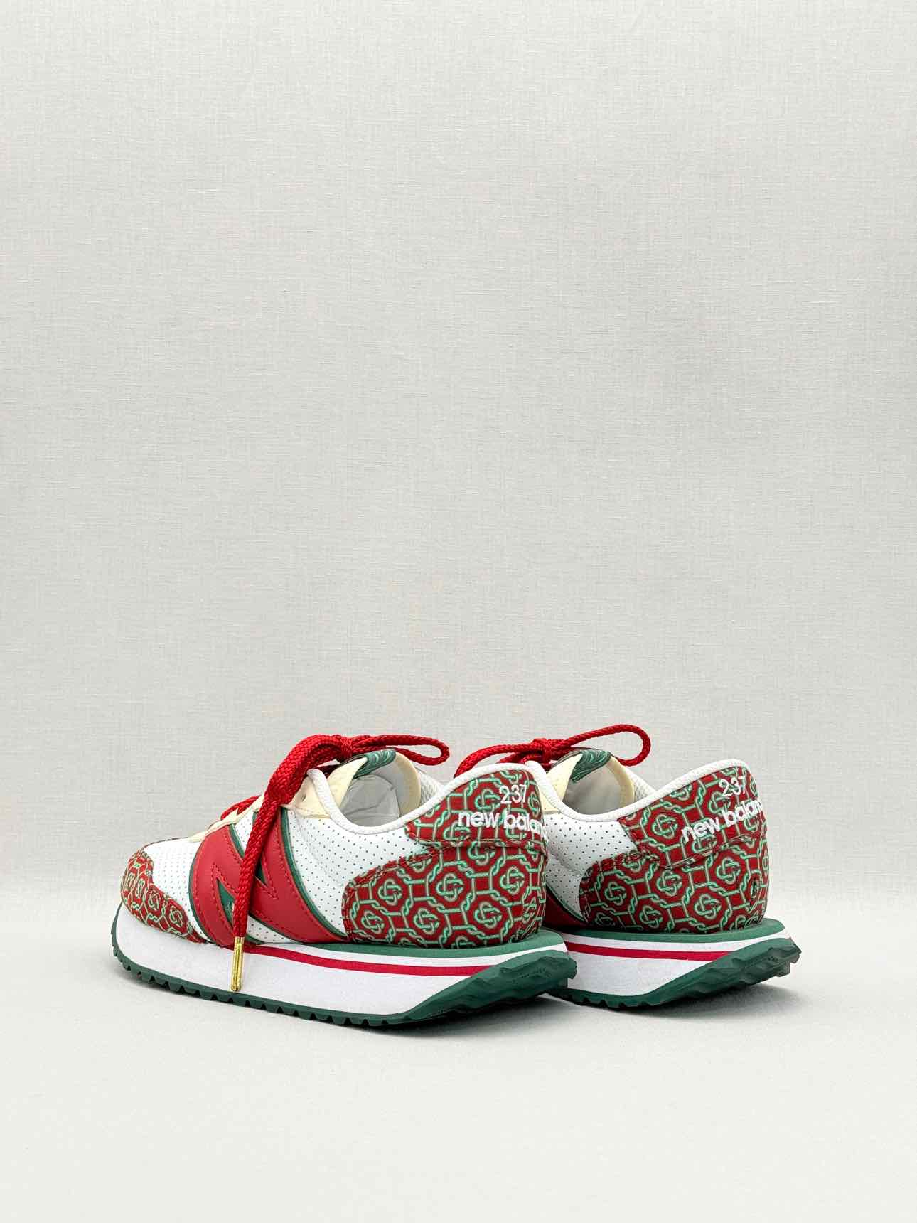 NEW BALANCE 237 White, Red & Green Size EU 38 Sneakers