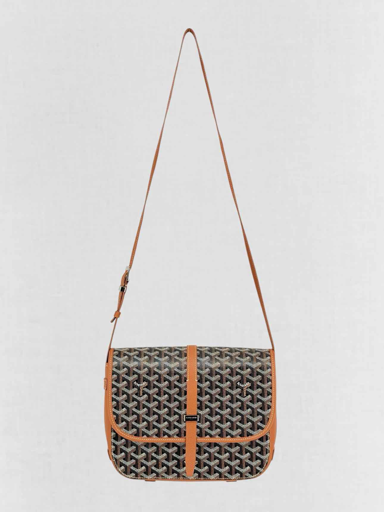 GOYARD Belvedere ll Black & Tan Goryardine Crossbody