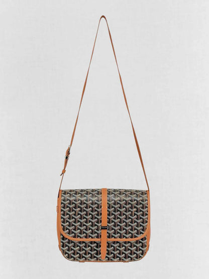 GOYARD Belvedere ll Black & Tan Goryardine Crossbody