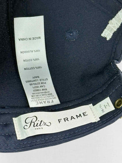 FRAME Navy Blue Cap