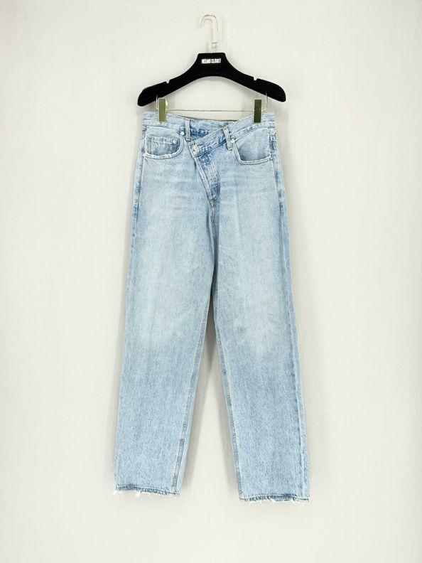 AGOLDE Criss Cross Faded Blue Size 25 Jeans