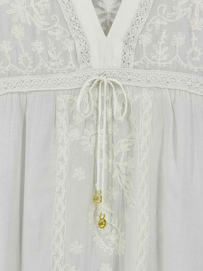 MELISSA ODABASH White Size Medium Short Dress