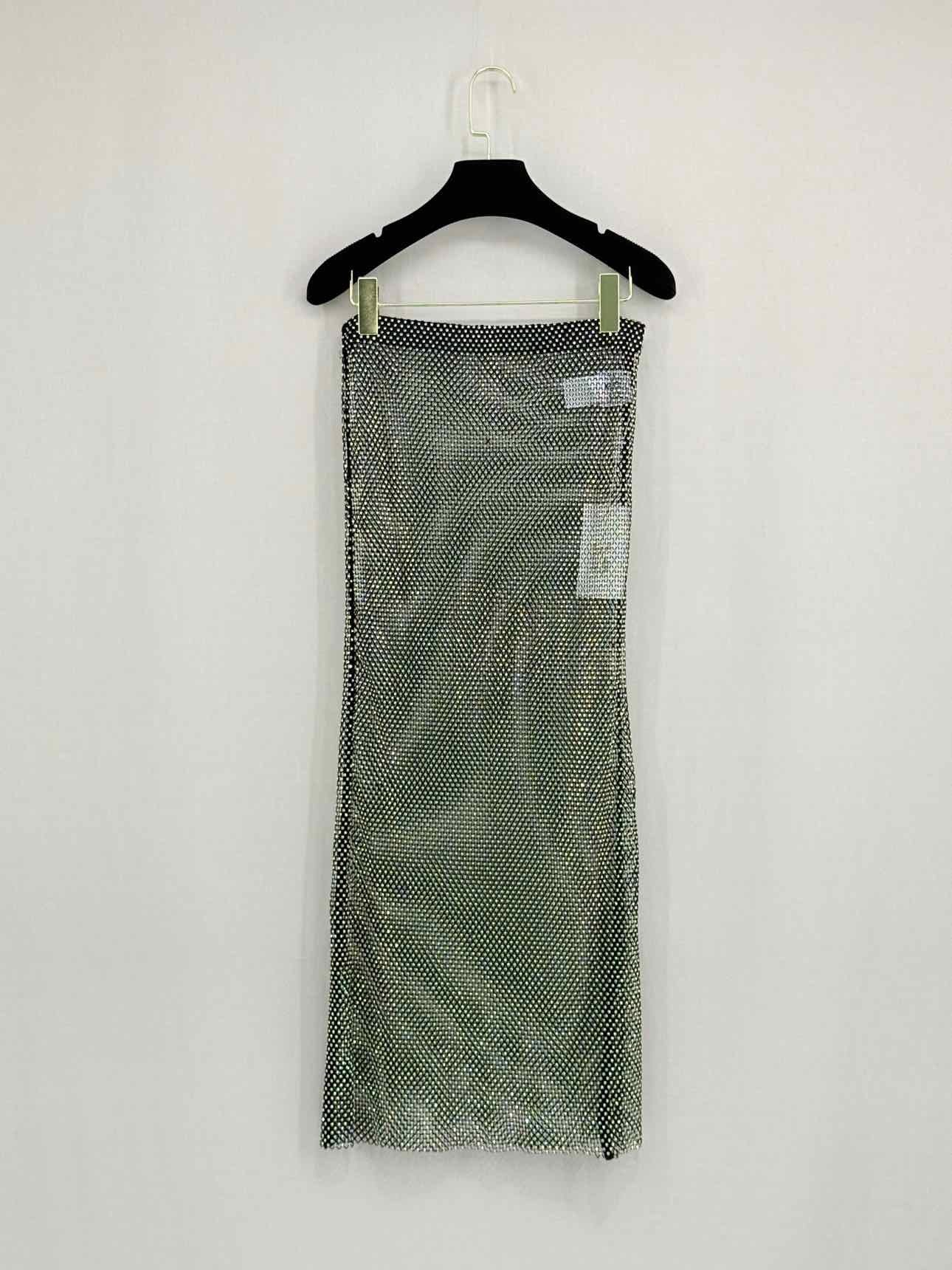 LESLIE Black Size Medium/Large Midi Skirt