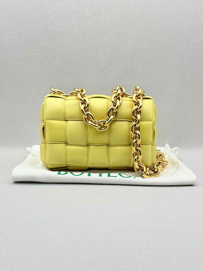 BOTTEGA VENETA Cassette Yellow Shoulder Bag