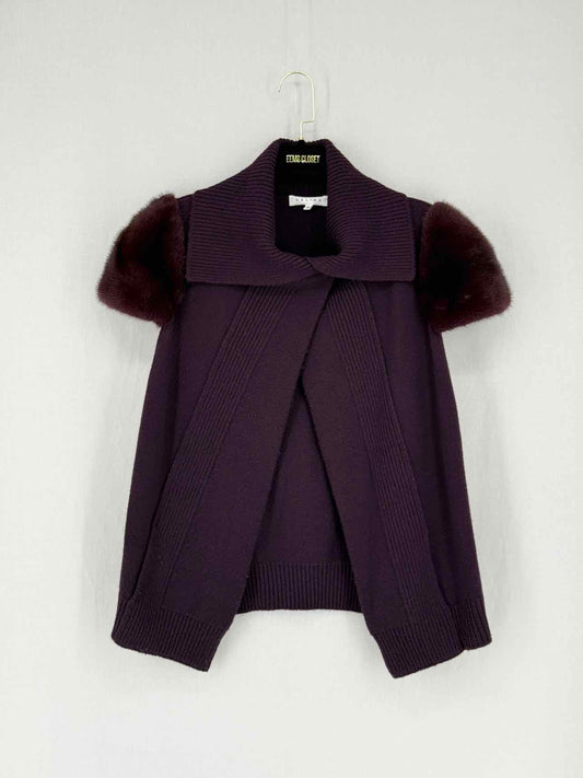 CELINE Purple Size Medium Cardigan