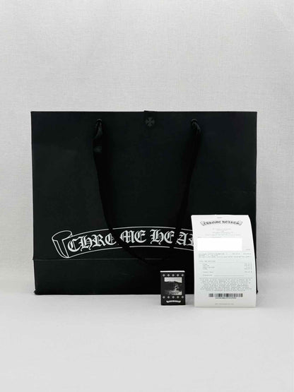 CHROME HEARTS Black Logo Print Size Medium Sweatshirt