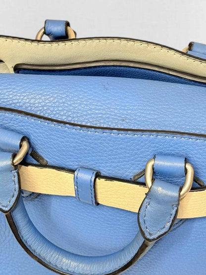 BURBERRY The Belt Blue Top Handle