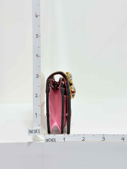 GUCCI Pink Multicolor Compact Wallet