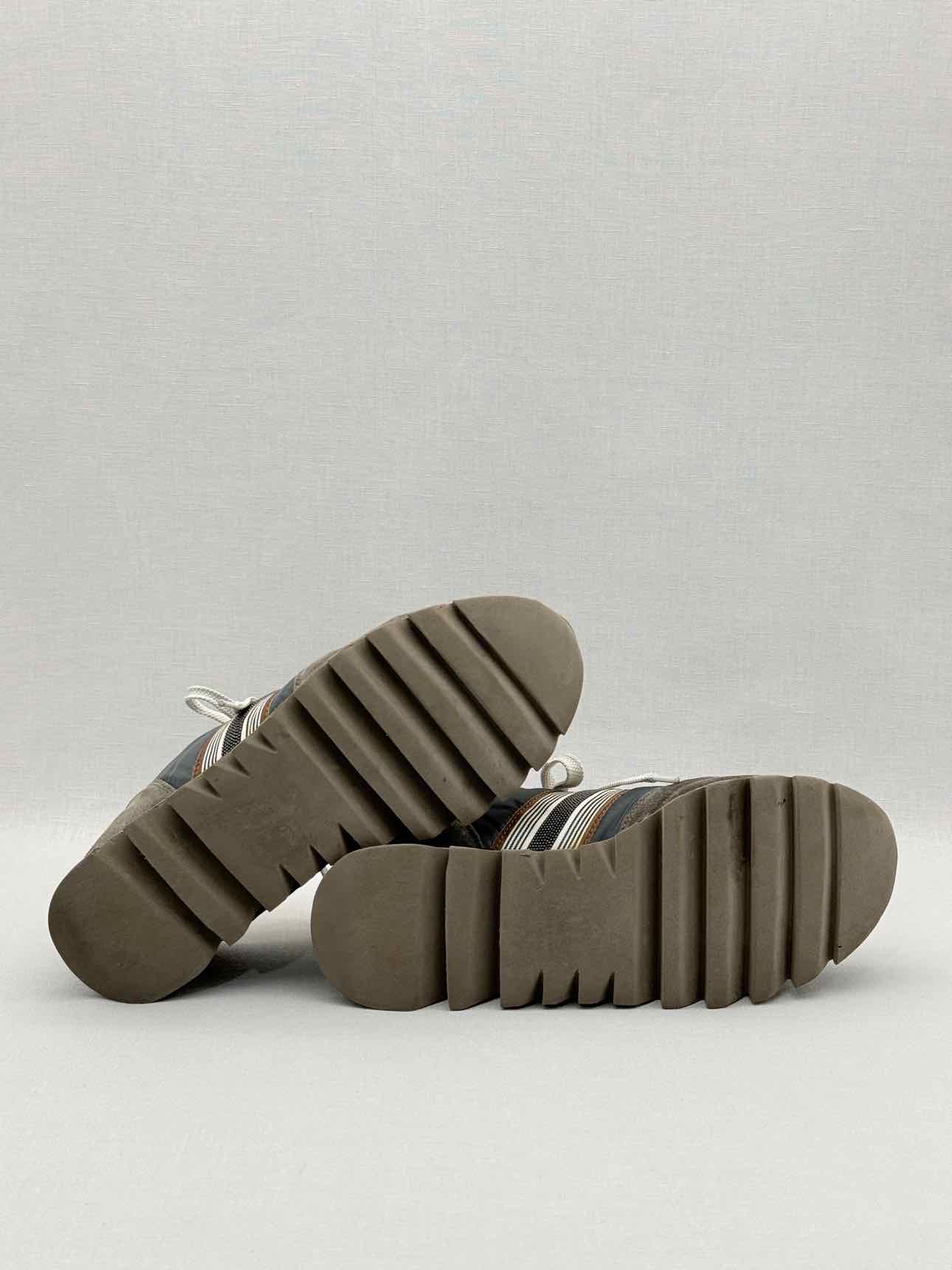BRUNELLO CUCINELLI Green & Brown Size EU 38 Sneakers