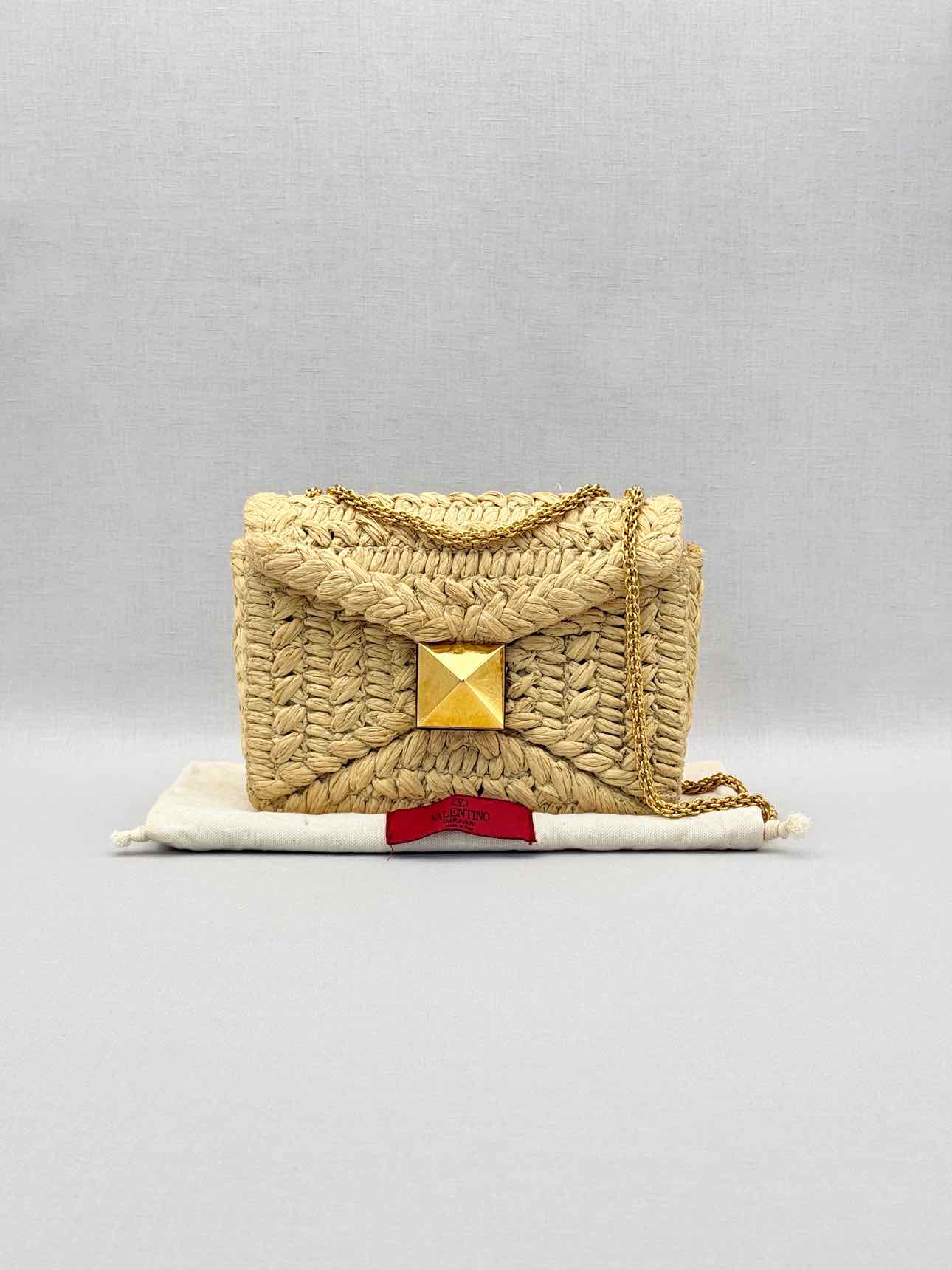 VALENTINO GARAVANI One Stud Beige Crossbody