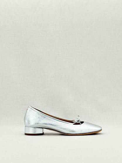 AEYDE Metallic Silver Size EU 35.5 Ballerinas