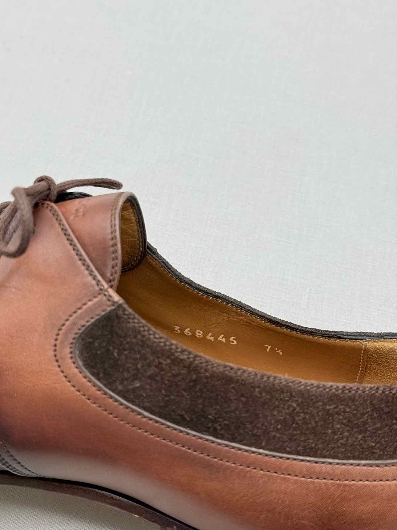 GUCCI Brown Suede Trim Size EU 41.5 Oxfords