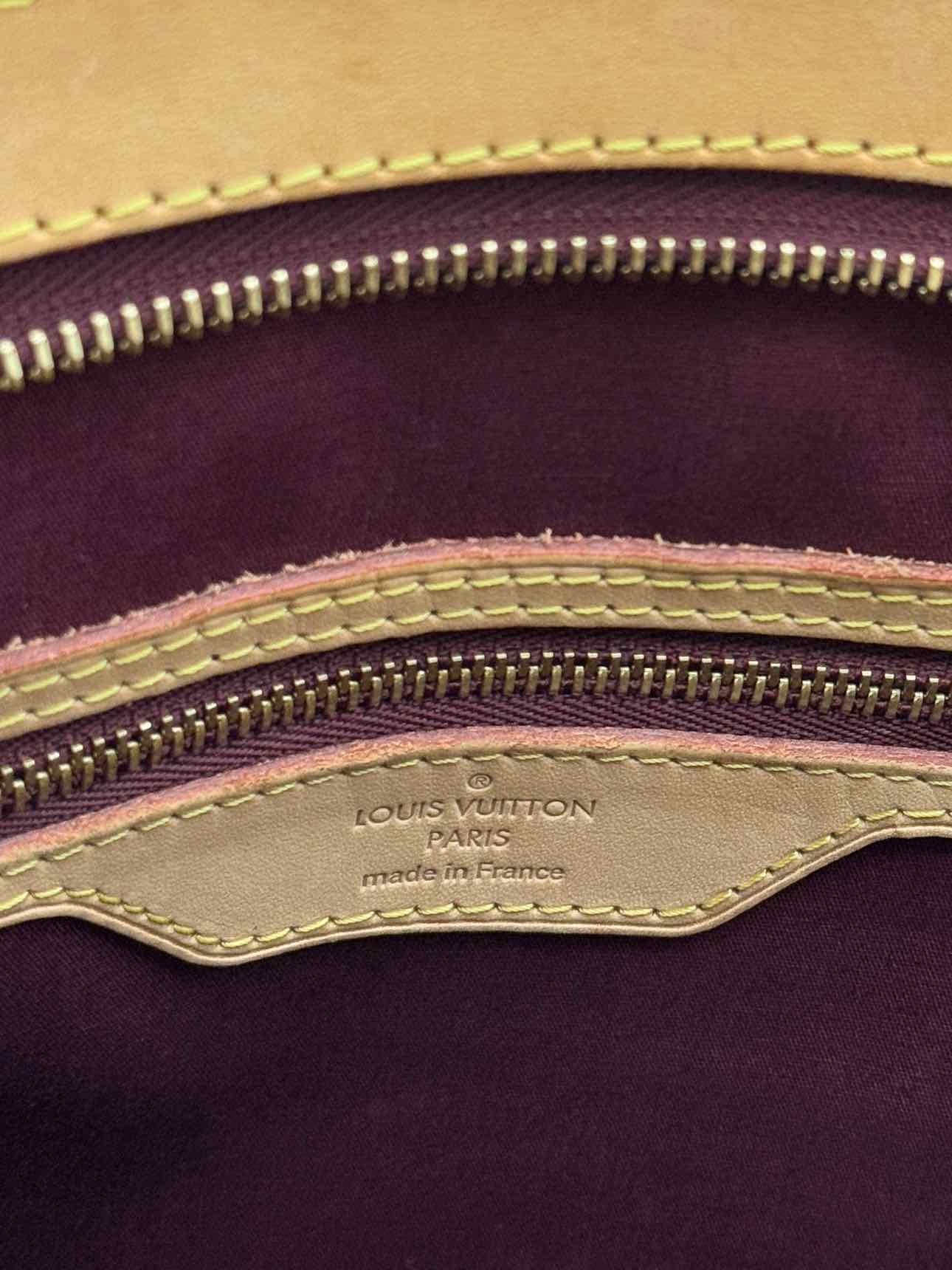 LOUIS VUITTON Brea Rouge Fauviste Monogram Top Handle