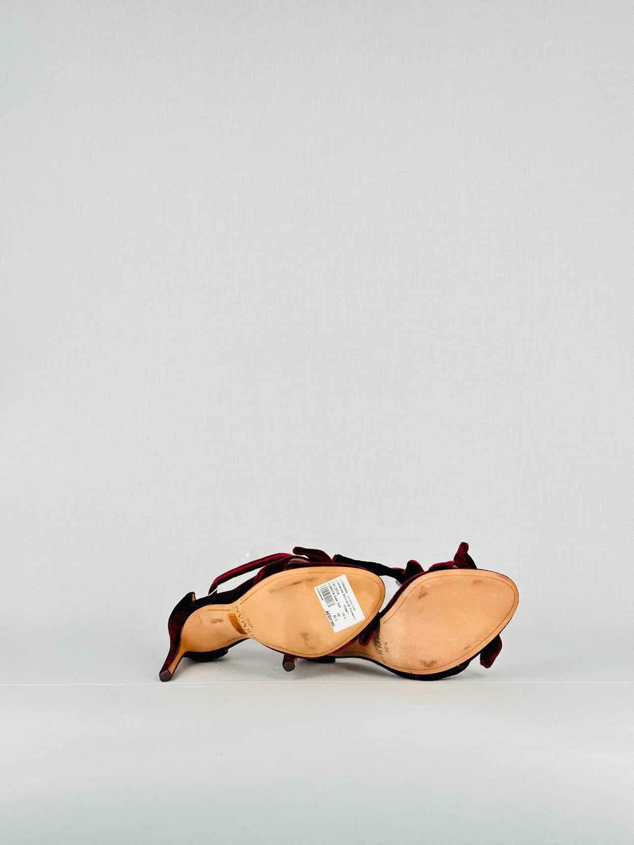 ALEXANDRE BIRMAN Burgundy Size EU 35.5 Heeled Sandals