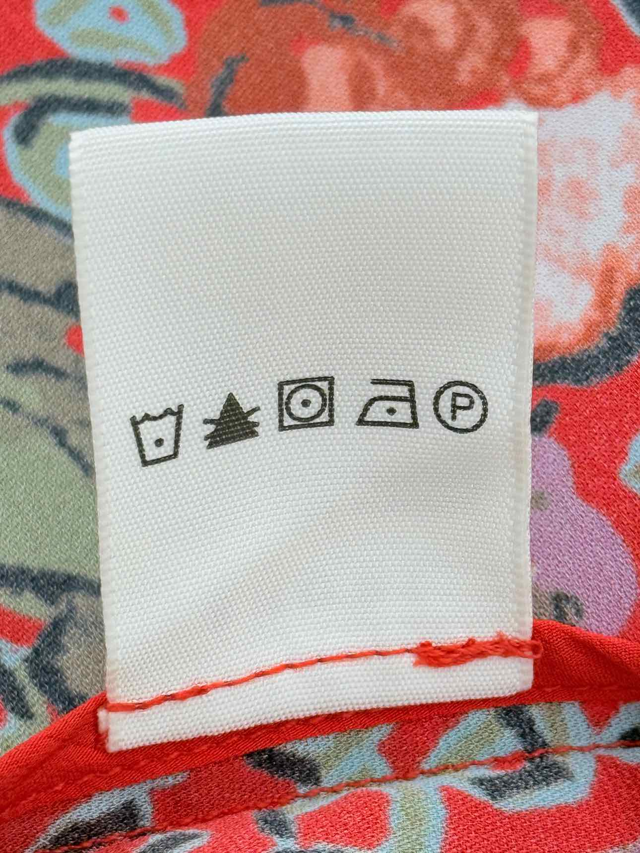 RHODE Gwyneth Red Multicolor Size US 10 Midi Dress