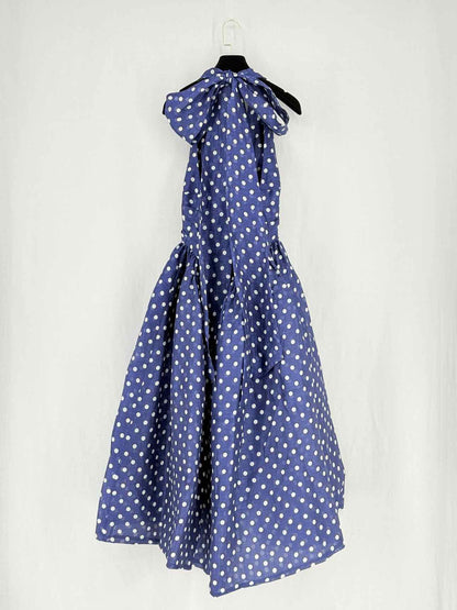 ZIMMERMANN Navy Blue & White Size US 10 Midi Dress