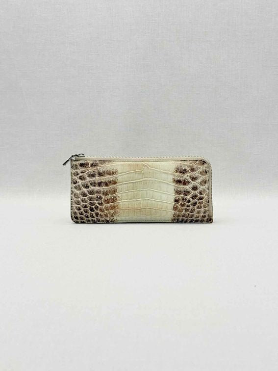 KWANPEN White & Brwon Continental Wallet