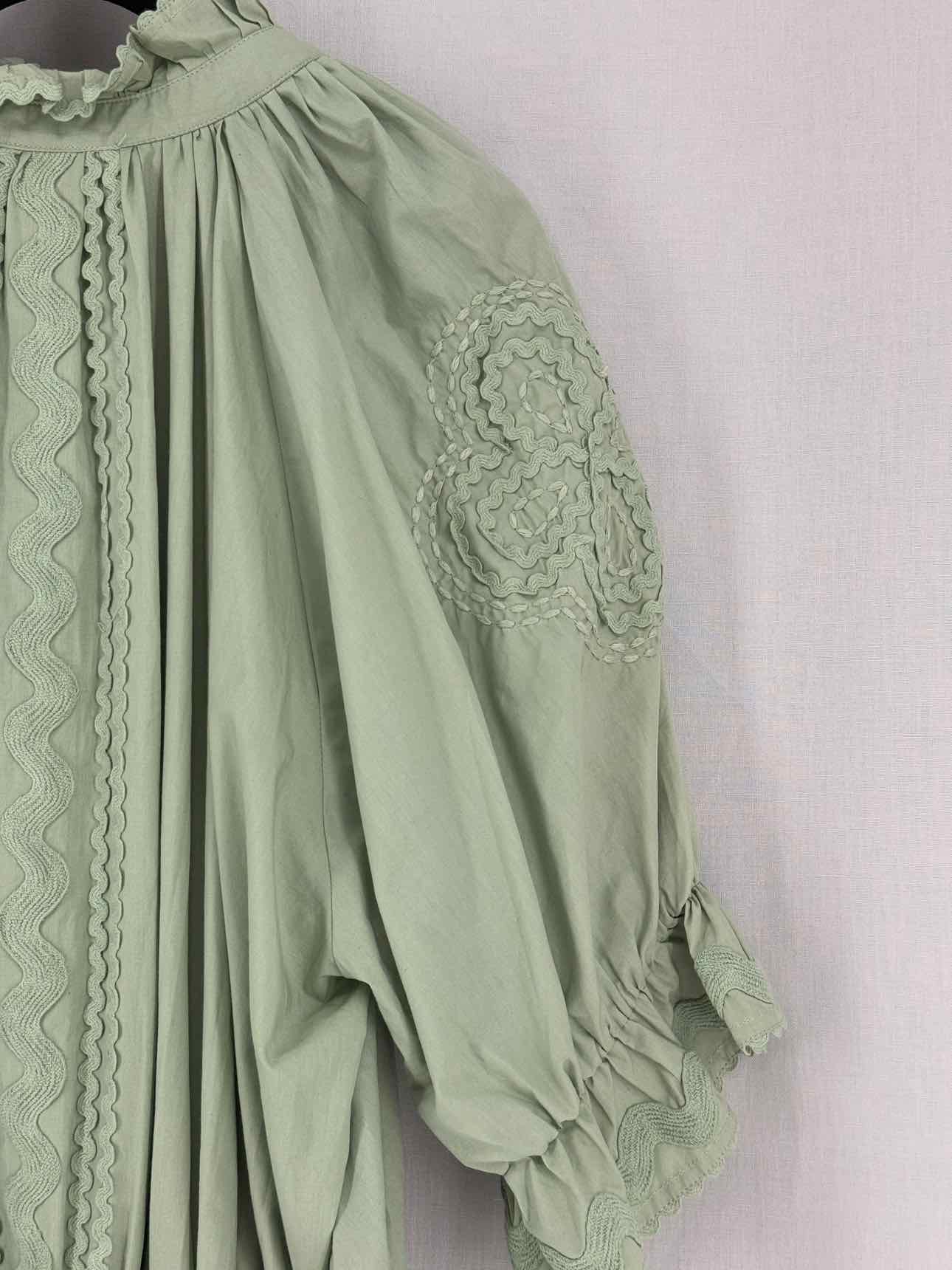 JULIET DUNN Sage Green Size US 4/6 Short Dress
