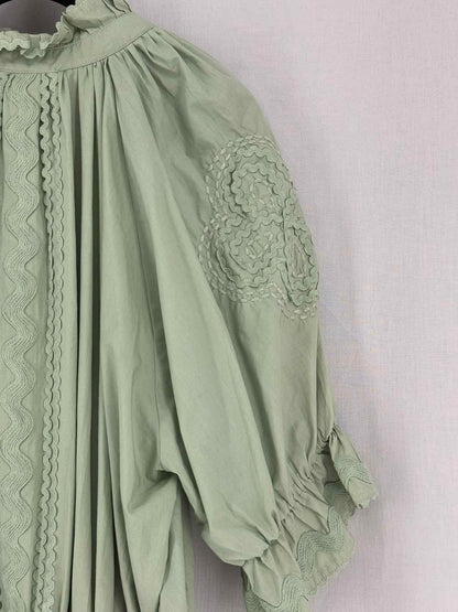 JULIET DUNN Sage Green Size US 4/6 Short Dress
