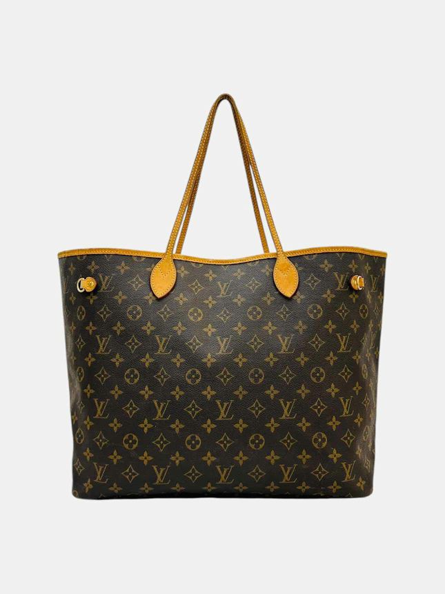 LOUIS VUITTON Neverfull Brown Monogram Tote Bag