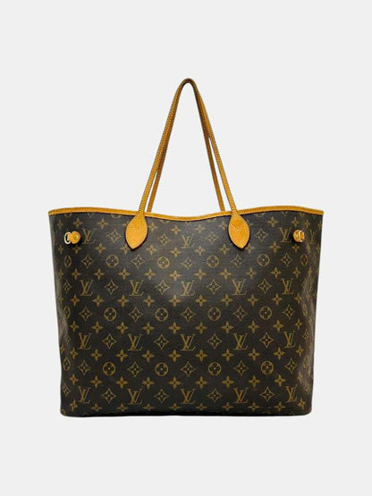 LOUIS VUITTON Neverfull Brown Monogram Tote Bag