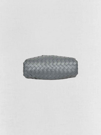 BOTTEGA VENETA Pouch Grey Intrecciato Clutch