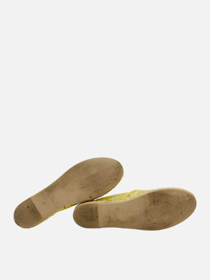 VALENTINO Espadrille Yellow Flats