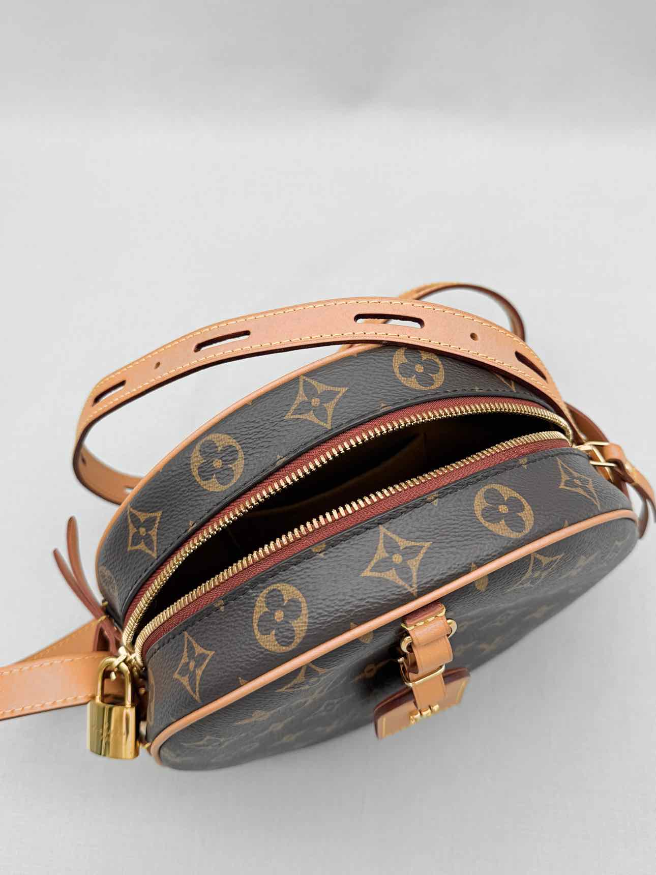 LOUIS VUITTON PETITE BOITE CHAPEAU Brown Crossbody