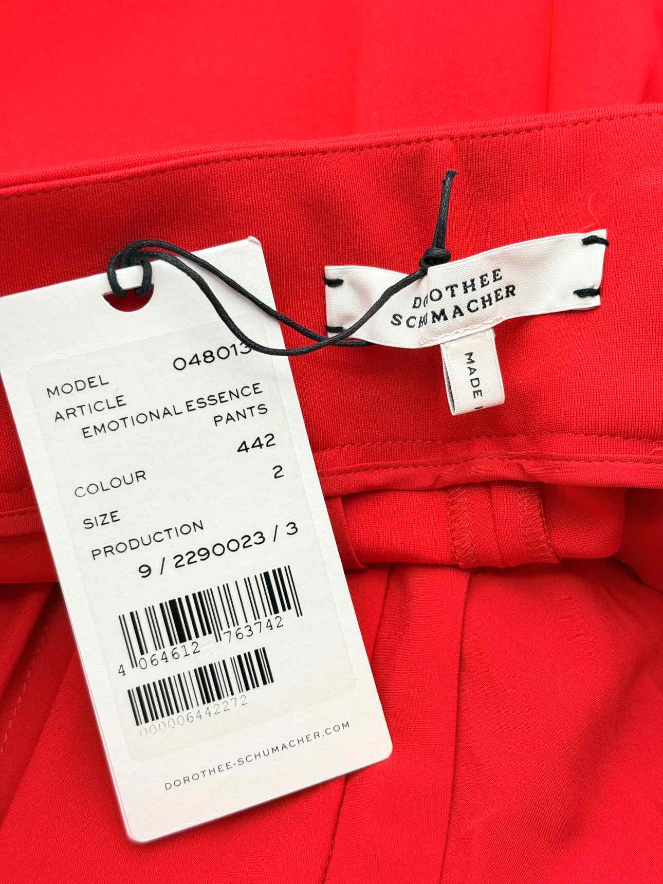 DOROTHEE SCHUMACHER Red Size US 2 Outfit Set