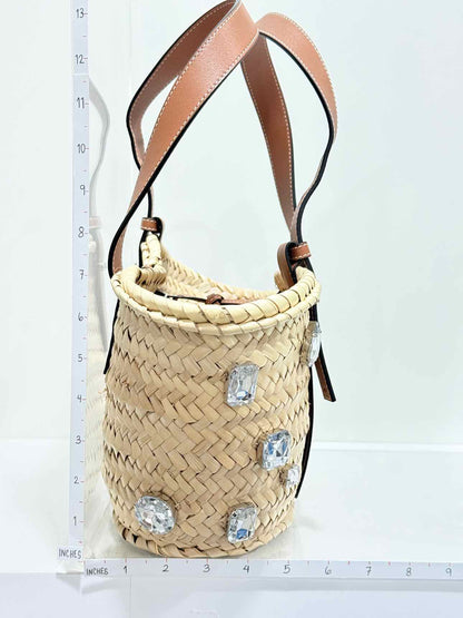 LOEWE Basket Stones Natural Tan Tote Bag