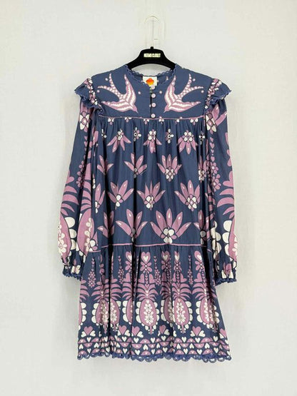 FARM RIO Anika Martina Floral Size Medium Short Dress