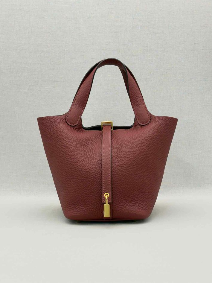HERMES Picotin Rouge H Top Handle