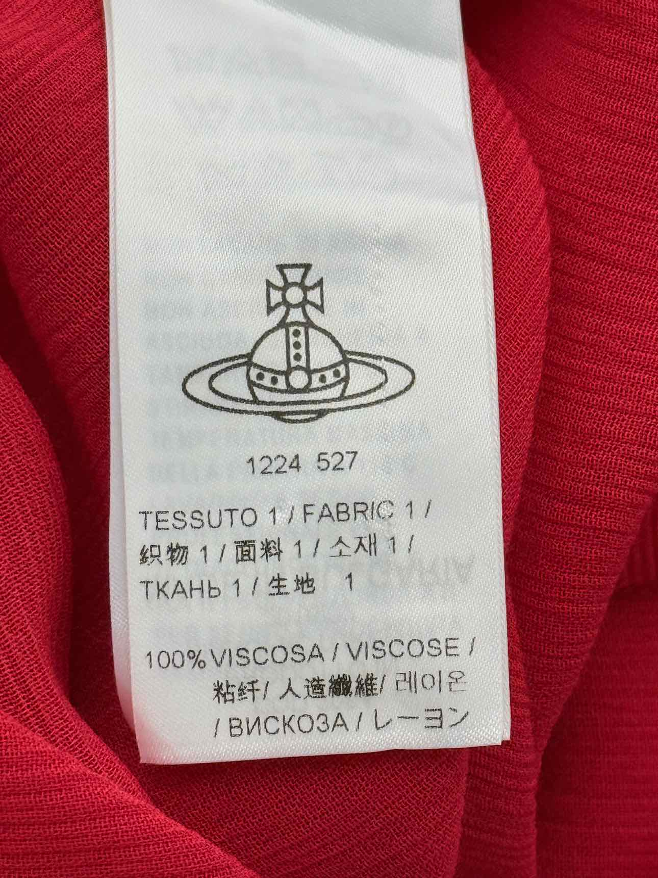 VIVIENNE WESTWOOD Red Size Large Knee Length Dress
