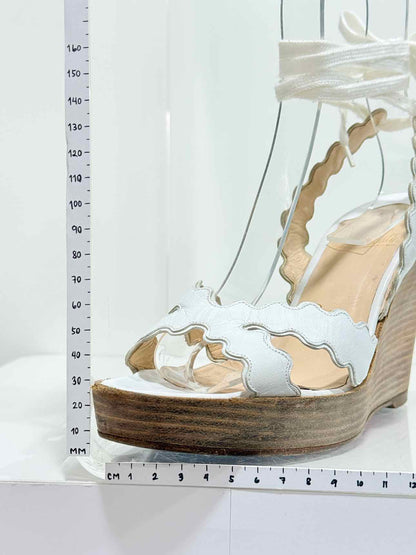 CHRISTIAN LOUBOUTIN White Size EU 39 Wedges
