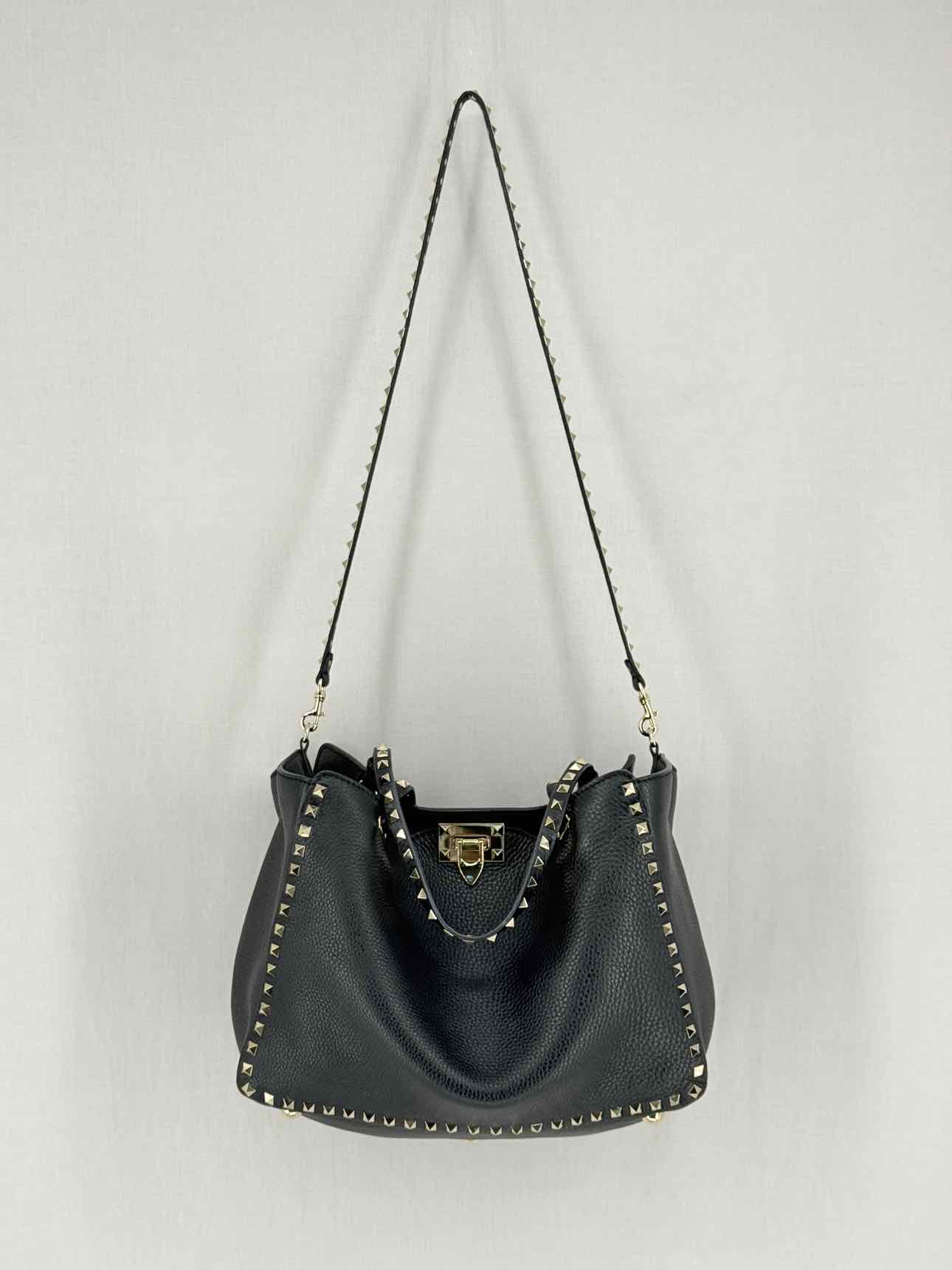 VALENTINO Rockstud Black Tote Bag