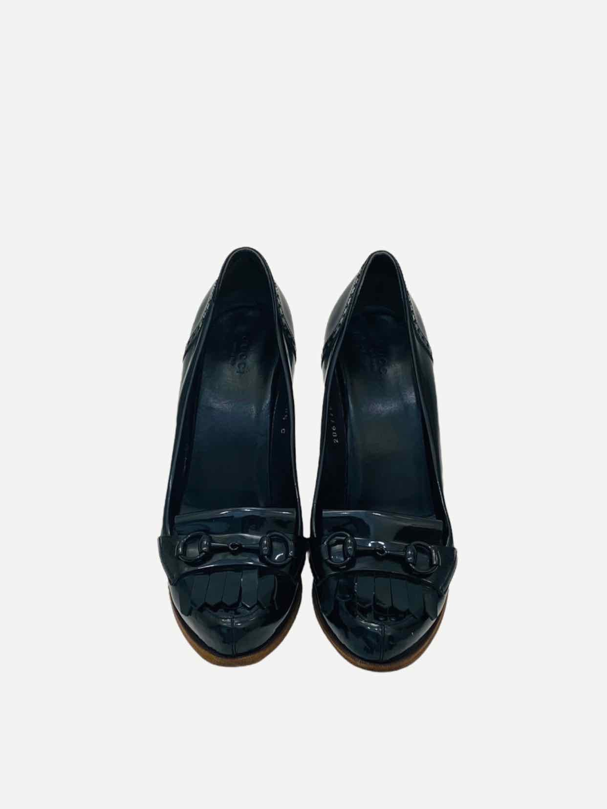 GUCCI Horsebit Black Pumps